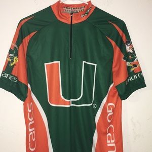 miami hurricanes cycling jersey